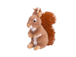 Veverka plyšová 20 cm sedící