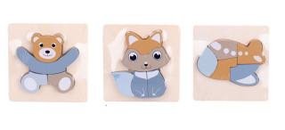 Big Tree puzzle dřevěné 15x15 cm 