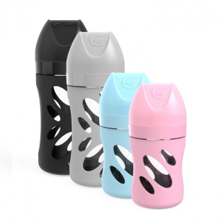 Kojenecká láhev Anti-Colic skleněná 260 ml Twistshake