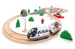 Vláčkodráha - Osmička , 45 dílů Woody