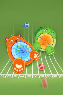 Terč na suchý zip Mideer