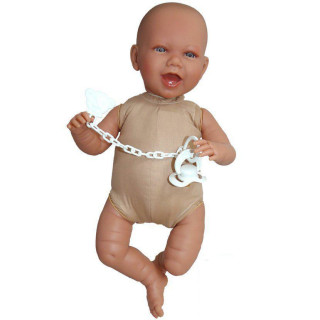 Realistická panenka miminko se zvuky a měkkým látkovým tělem Llorens