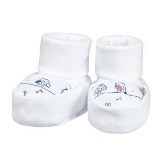 Bavlněné bačkůrky pro miminko Vrabčák Vel. 0 - 3 měsíce Esito