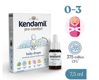 Kendamil pro-comfort kapky pro děti (7,5 ml), doplněk stravy s probiotiky