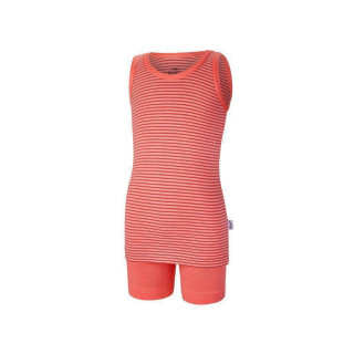 Souprava dětská Outlast® Pruh tm. coral/tm. coral