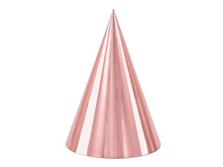 Čepičky rose gold 6 ks