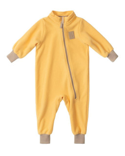 Fleecový overal Leokid - Yellow Mellow
