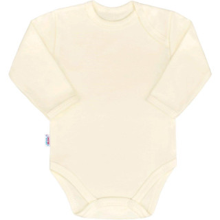 Kojenecké body s dlouhým rukávem New Baby Pastel béžové