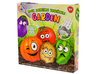 Kreativní sada malování kamínků 4 ks Rock Vegetable Garden