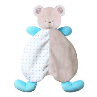 Plyšový usínáček modrý medvídek BabyOno