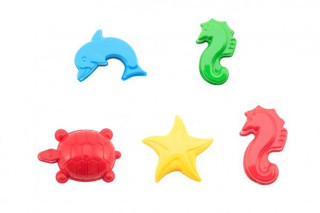 Formička na písek plast mořský svět 1 ks