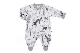 Overálek pro miminka Safari šedá Česká výroba Babyservice