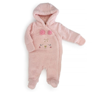Zimní dívčí kojenecká kombinéza Pidilidi Pink