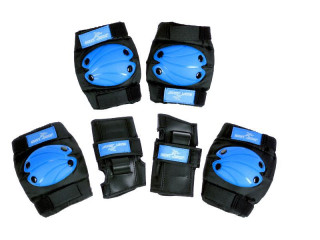 Street Rider chrániče větší 6 ks modro-černé