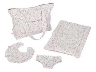 Přebalovací taška pro panenky Soft Flowers Little Dutch