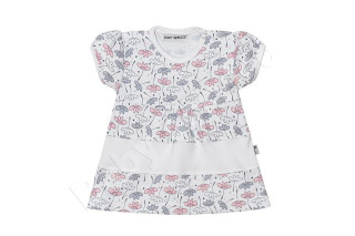 Šatičky s krátkým rukávem Kytky Baby Service