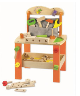 Stůl/Ponk s nářadím dřevo