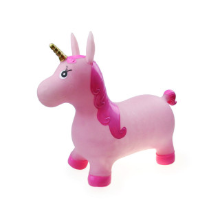 Zvířátko skákací - třpytivě růžový jednorožec