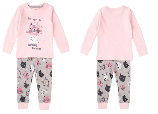 Pyžamo dívčí, Minoti, TG PYJ 16, růžová