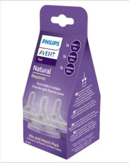 Savička Natural Response mix 1 m+, 3 m+, 6 m+, 3 ks Philips Avent