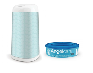 Koš na pleny Dress Up+ potah na koš Leaf ANGELCARE