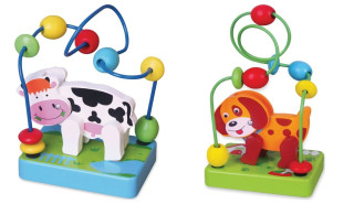 Dřevěný labyrint zvířátko Viga