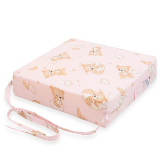 Podsedák pro děti New Baby BASIC bear pink