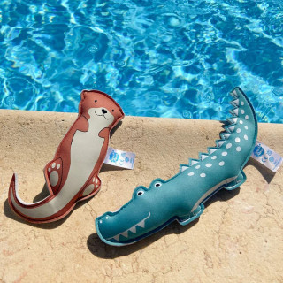 Neoprenové hračky do vody na potápění - Krokodýl a vydra