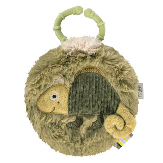 Plyšová knížka chameleon, Crazy Baby Fehn