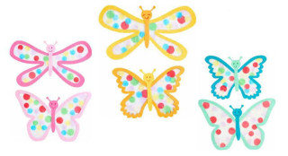 Kreativní sada První lepení Motýlci Craft Kit Haba