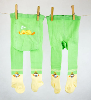 Punčocháčky s výtažkem Aloe Vera Loana Kuřátko Zelené Vel. 50/56