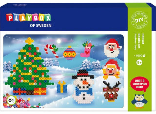 Zažehlovací korálky Sada Vánoce 4000ks