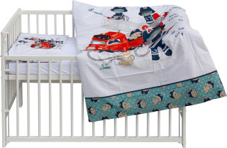 Dětská postýlka s kompletní výbavou 120 x 60 cm Firo Scarlett