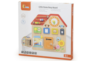 Dřevěná nástěnná hra - domeček