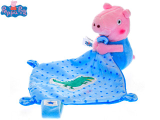 Peppa Pig Tom usínáček plyšový 11 cm modrý 0 m+