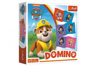 Domino papírové Paw Patrol/Tlapková patrola 28 kartiček společenská hra