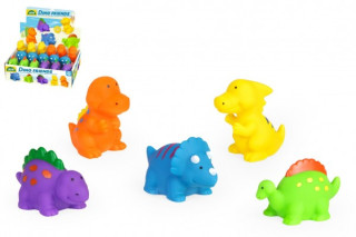 Stříkající zvířátka dinosauři gumová 5 druhů 