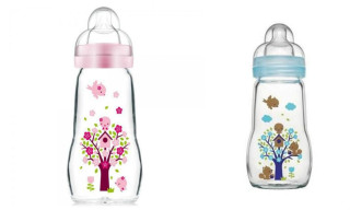 Dětská skleněná láhev 260 ml Feel Good MAM 2m+ 