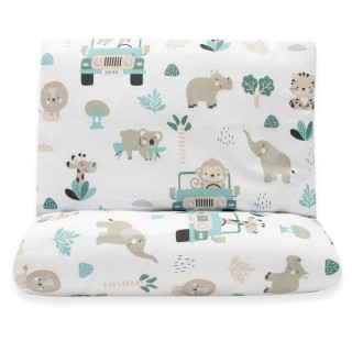 2-dílné ložní povlečení Safari II 90/120 cm mint New Baby