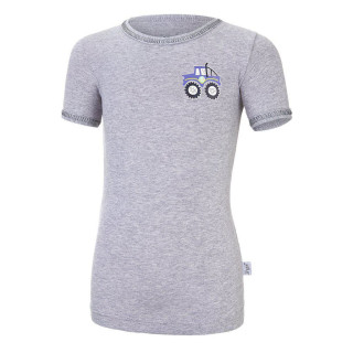 Tričko tenké KR obrázek Outlast®UV faktor 50+, šedý melír