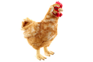 Plyš Slepice s vejcem 30 cm Eco-friendly