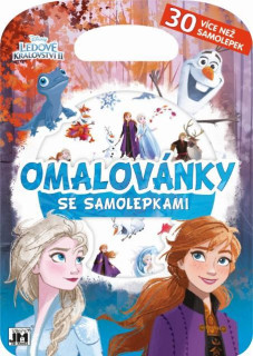 Omalovánky se samolepkami - Ledové království 2