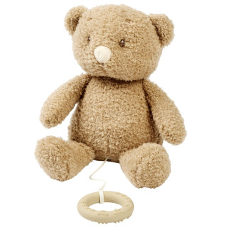 Hračka plyšová hudební Teddy medvídek Nattou 24 cm, 0 m+