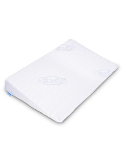 Kojenecký polštář - klín do postýlky Sensillo bílý 59x37 cm