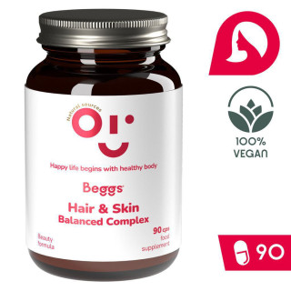 Beggs Balanced hair&skin Complex (90 kapslí)