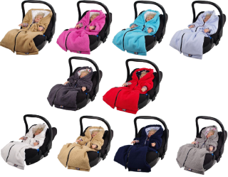 Lehký fusak do autosedačky/kočárku 