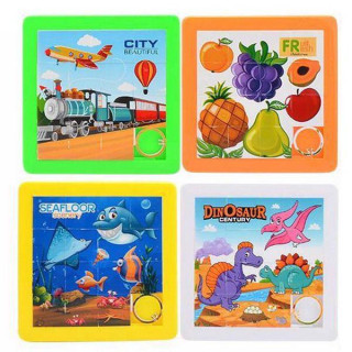 Hra 15 hlavolam s obrázky 12,5x12,5 cm