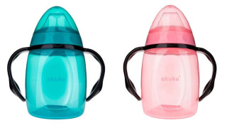 Hrníček nakloněný se silikonovým náustkem Akuku 280ml