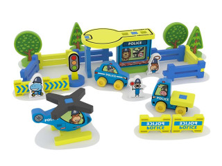 Velká policení stanice - Pěnová stavebnice Millaminis