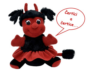 Čertice Berta 23 cm mluvící
